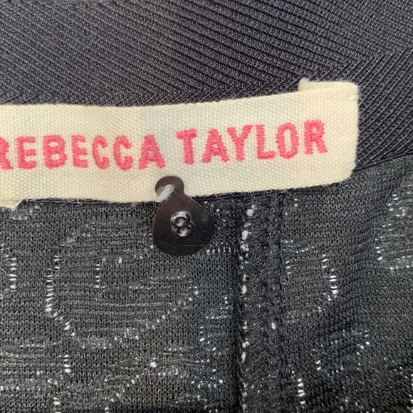 REBECCA TAYLOR SKATER CIRCLE SKIRT LEOPARD OCELOT - Picture 5 of 13